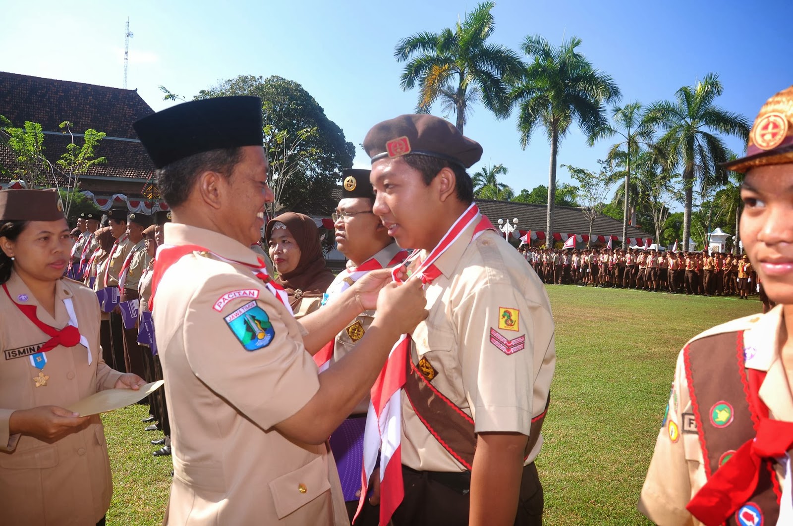  Upacara  Bendera Hari Pramuka  Kwartir Cabang Gerakan 