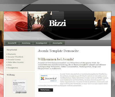 Bizzi - шаблон для Joomla 1.5