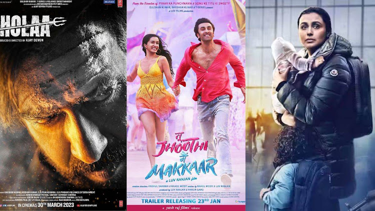Bollywood movies releasing in March 2023, Tu Jhoothi Main Makkaar, Bholaa, Dhoom 4, Mrs Chatterjee vs Norway, Ranbir Kapoor, Shraddha Kapoor, Ayushmann Khurrana, Rani Mukherji, Monisha Advani, Madhu Bhojwani, Nikkhil Advani, Bollywood blockbusters in March 2023, Bollywood releases to watch in March 2023, Bollywood films to look out for in March 2023