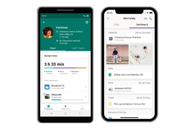 تطبيق Microsoft Family Safety لنظامي اندرويد و iOS