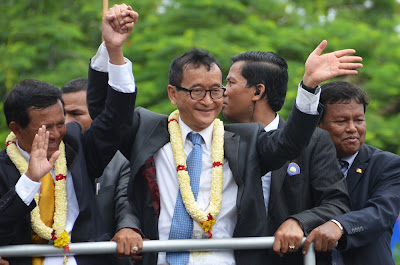 Sam Rainsy returns, July 19, Phnom Penh