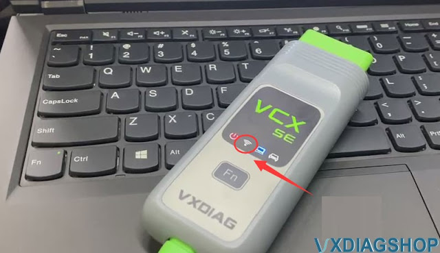 VXDIAG VCX SE Connect Device Error Ping Failed 3