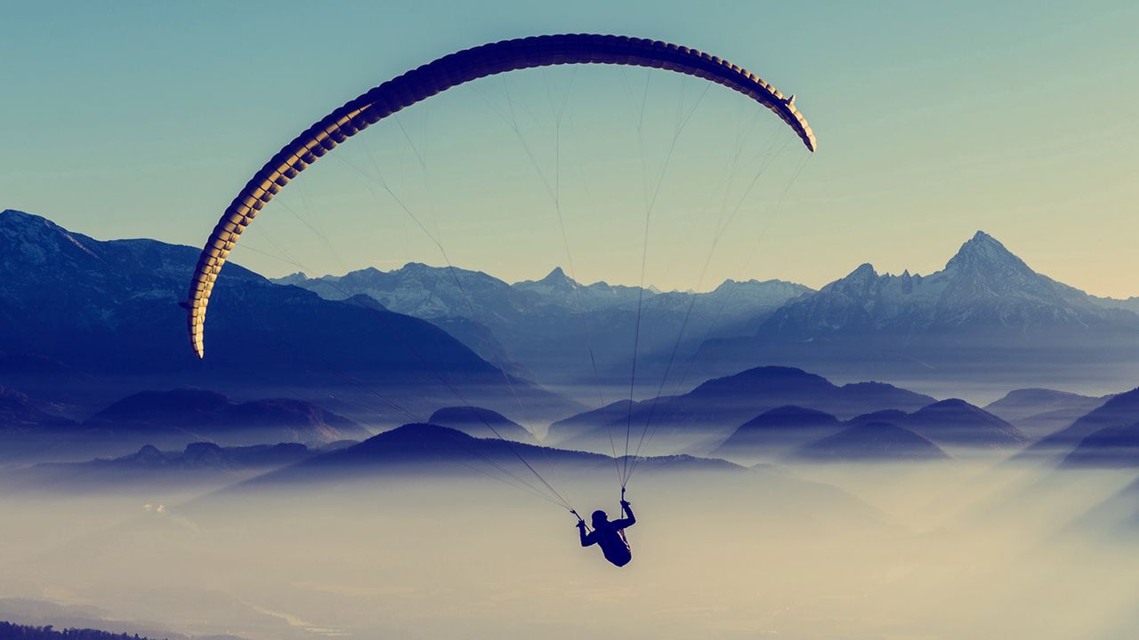 Wallpaper Paragliding Sky Flight