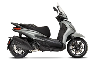 2022 Piaggio BV400s HPE in Argento Cometa Silver (GRAY)