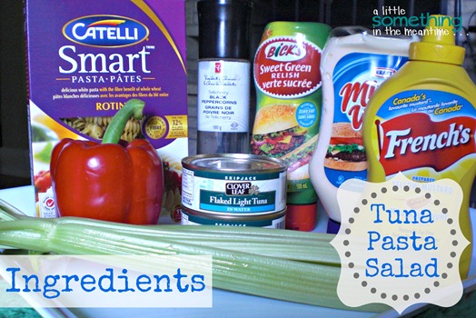 Tuna Pasta Salad Ingredients