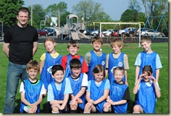 E's soccer team, last game