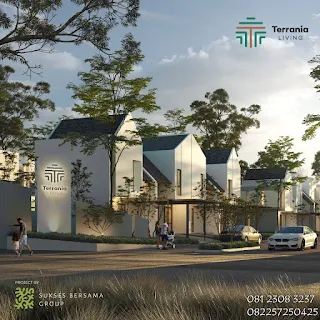 TERRANIA LIVING Modern Landed House 2 Lantai 400 jutaan