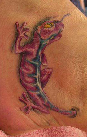Tribal lizard tattoo, Gecko lizard tattoos, Lizard foot tattoos