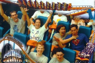 Funny facial expressions of people on roller coaster www.coolpicturegallery.net