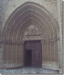 Iglesia de Santa María de Ujué - Portada sur