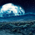 Moon on earth wallpaper