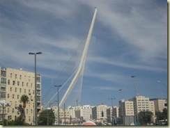 Jerusalem Harp Bridge - Same architect as spire (Small) Jerusalem Harp Bridge - Same architect as spire (Small)