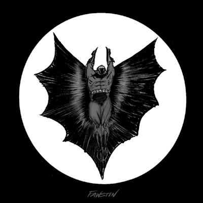 batman symbol effigy