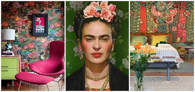 Frida Kahlo e as cores vibrantes na decoração