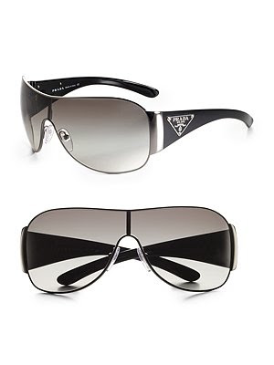 gucci shield sunglasses. Prada Shield Sunglasses