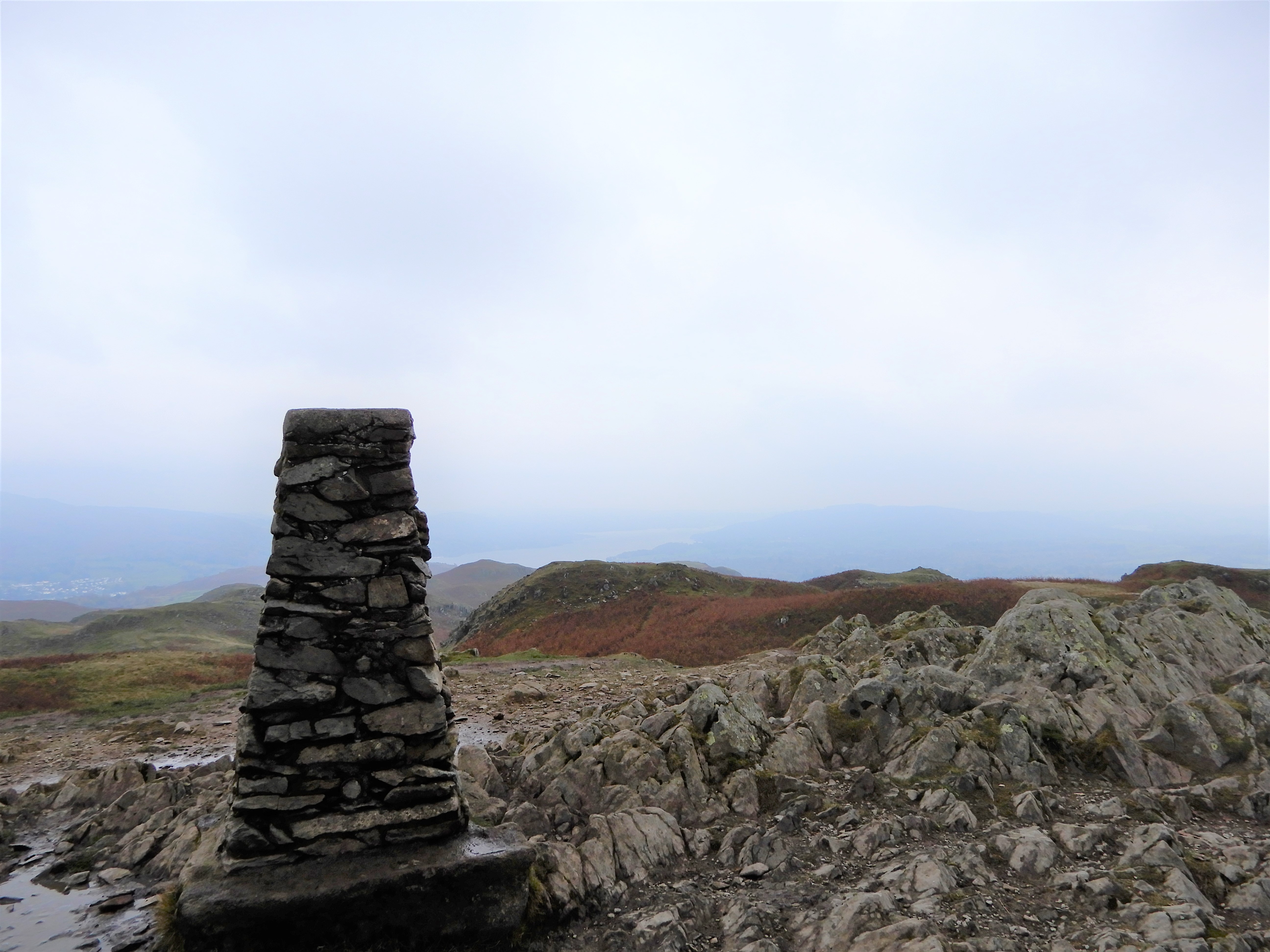 Top of Loughrigg Tarn