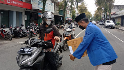 Aksi Solidaritas Gempa Bumi Cianjur, PMII beserta BEM di Purworejo Turun Jalan Galang Dana