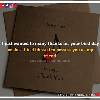 Thank you quotes for birthday wishes | Thank You Messages for Birthdays | Thank you messages for birthdays | Birthday thanks message