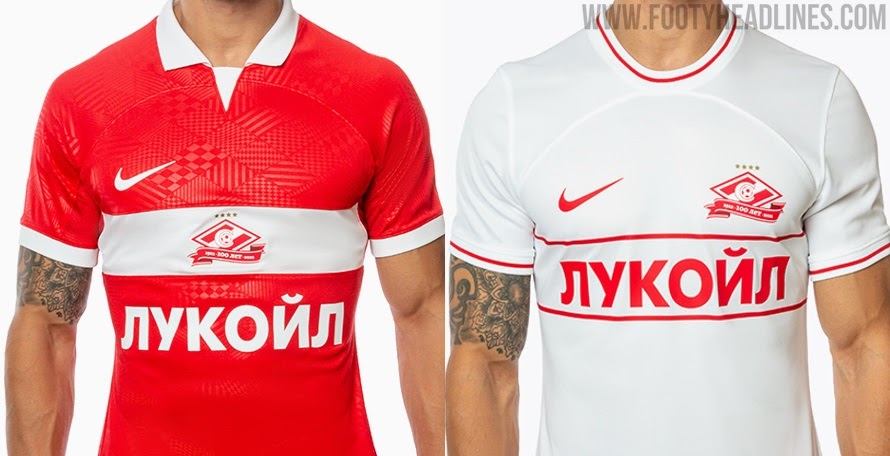 Nike Spartak Moscow 22-23 Home & Away Despite Nike Ended Partnership Footy Headlines