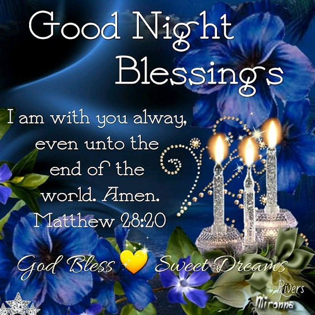 good night prayer & blessings