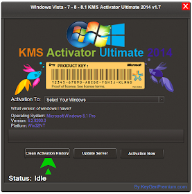 Windows Vista-7-8-8.1 KMS Activator Ultimate 2014 v1.7
