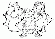 Dibujos para imprimir Wonder pets 01