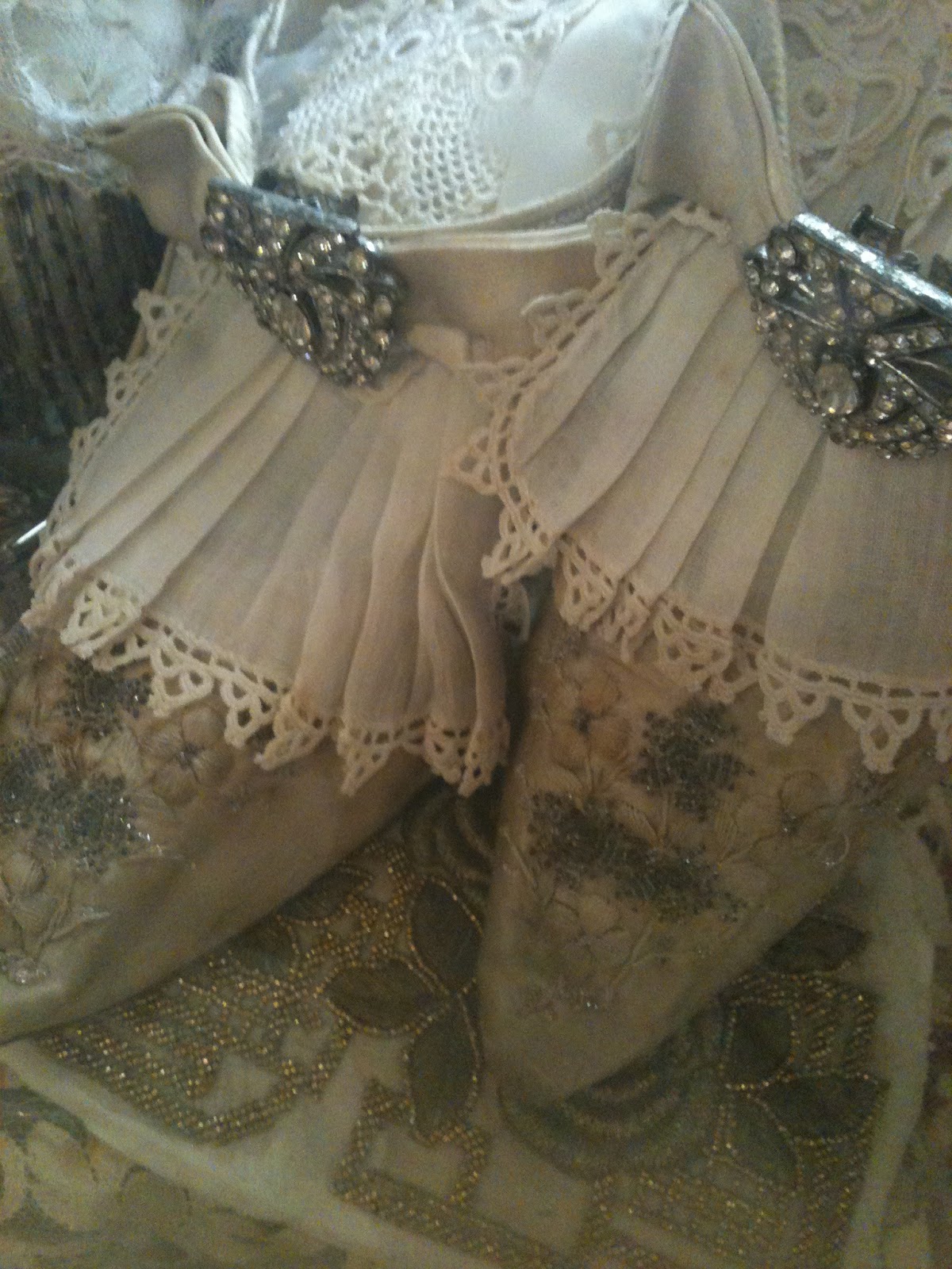 simple lace wedding dresses 2014 Antique Shoes Display Sheelin Lace Shop
