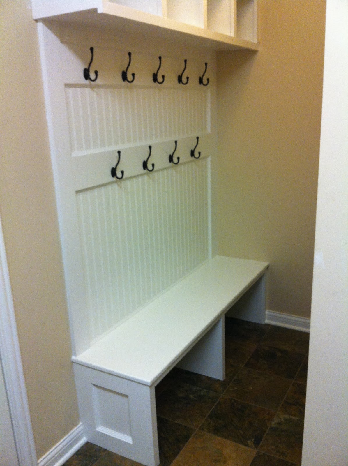 The Britton House: Mudroom Bench