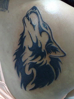 Wolf Tribal Tattoos Designs 06