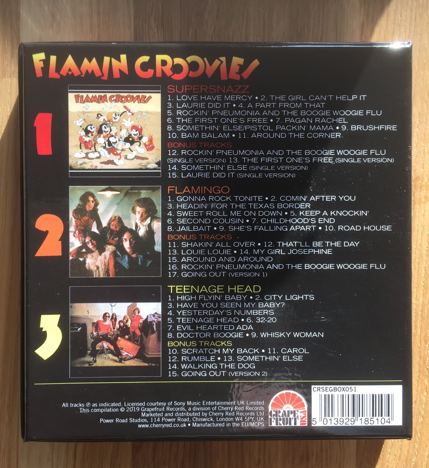 Sounds Good Looks Good Gonna Rock Tonite The Complete Recordings 1969 1971 By Flamin Groovies February 19 Uk Grapefruit Records 3cd Box Set A Review By Mark Barry