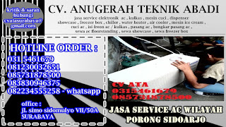 Jasa Service AC Wilayah Porong Sidoarjo 