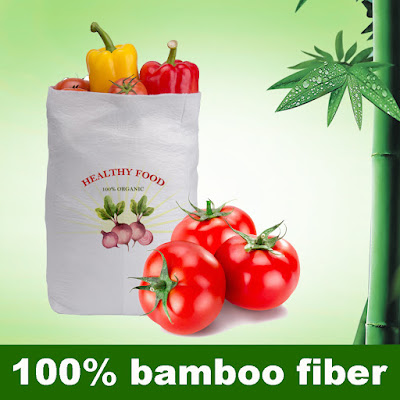 100% Bamboo fiber Potato Veggie Storage Bags