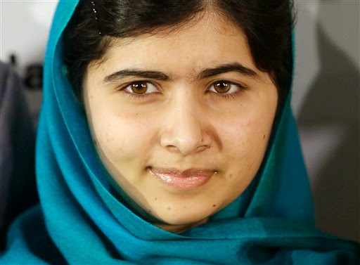 Malala Yousafzai, Nobel de la paz 2014, donará importe del premio Niños del Mundo para escuelas en Gaza.