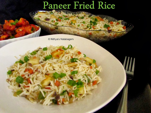 Easy Paneer Fried Rice