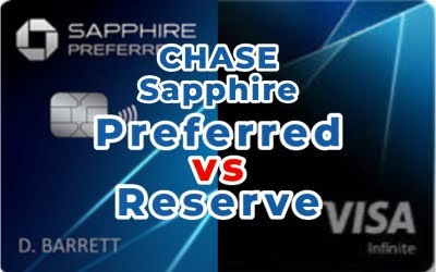 【最優のSapphire対決】Chase Sapphire Preferred VS Sapphire Reserve比較！