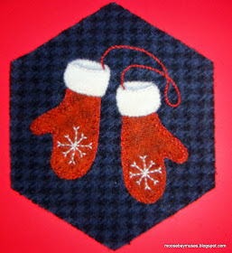 Stitching Society Wool Hexagon