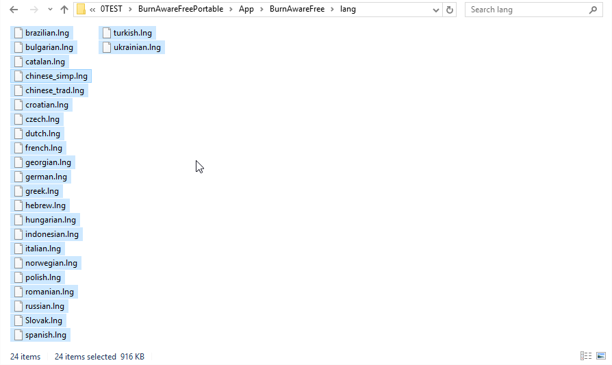 Paste them into App\BurnAwareFree\lang