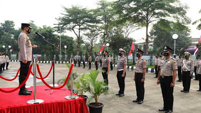 Hari Bhayangkara ke-75, 43 Anggota Polresta Tangerang Naik Pangkat