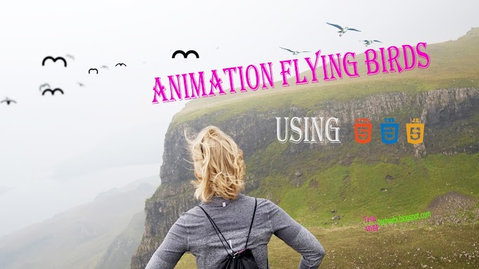 Animation Flying Birds using HTML, CSS And JavaScript 