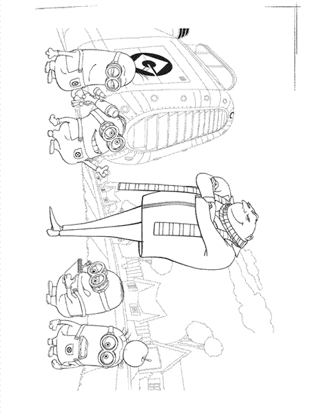 Download Despicable Me Coloring Pages - Best Gift Ideas Blog