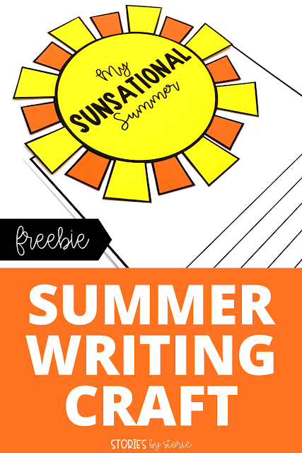 Are you ready for summer? To help you start this season off on the right foot, I want to share a summer writing craft. This sun craft can be paired with your favorite summer book or as a way to share a summer adventure or memory.