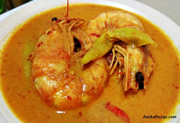 Resepi Udang Kunyit Berkuah - C Colomadu