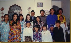 Berhari-raya dengan pelajar Malaysia di Buckinghamshire 1994