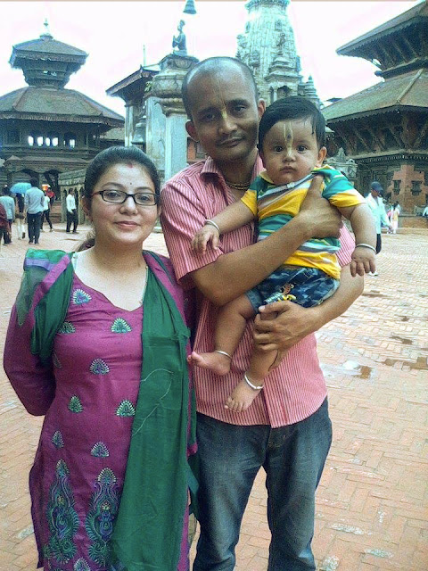 Sevananda Das and Family Before the Earthquake