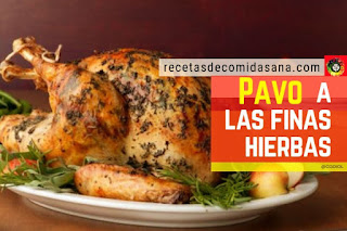  Pavo a las finas Hierbas