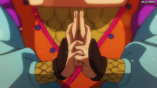 ワンピース アニメ 1073話 雷ぞう 巻々の術 | ONE PIECE Episode 1073