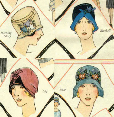 The Vintage Pattern Files: Free 1920's Sewing Patterns - Cloche Hats