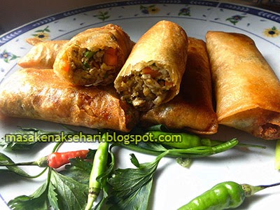 Resep Lumpia Goreng Isi Sayuran Enak Renyah