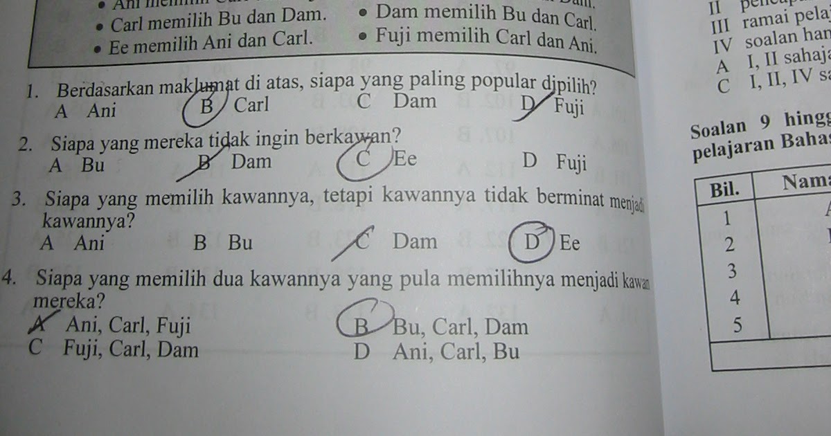 Contoh Soalan Insak - Yokodwi