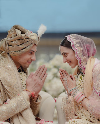 MALHOTRA AND KIARA ADVANI, THE NEWLYWEDS OF THE BOLLYWOOD INDUSTRY, HAVE COME TO LIGHT